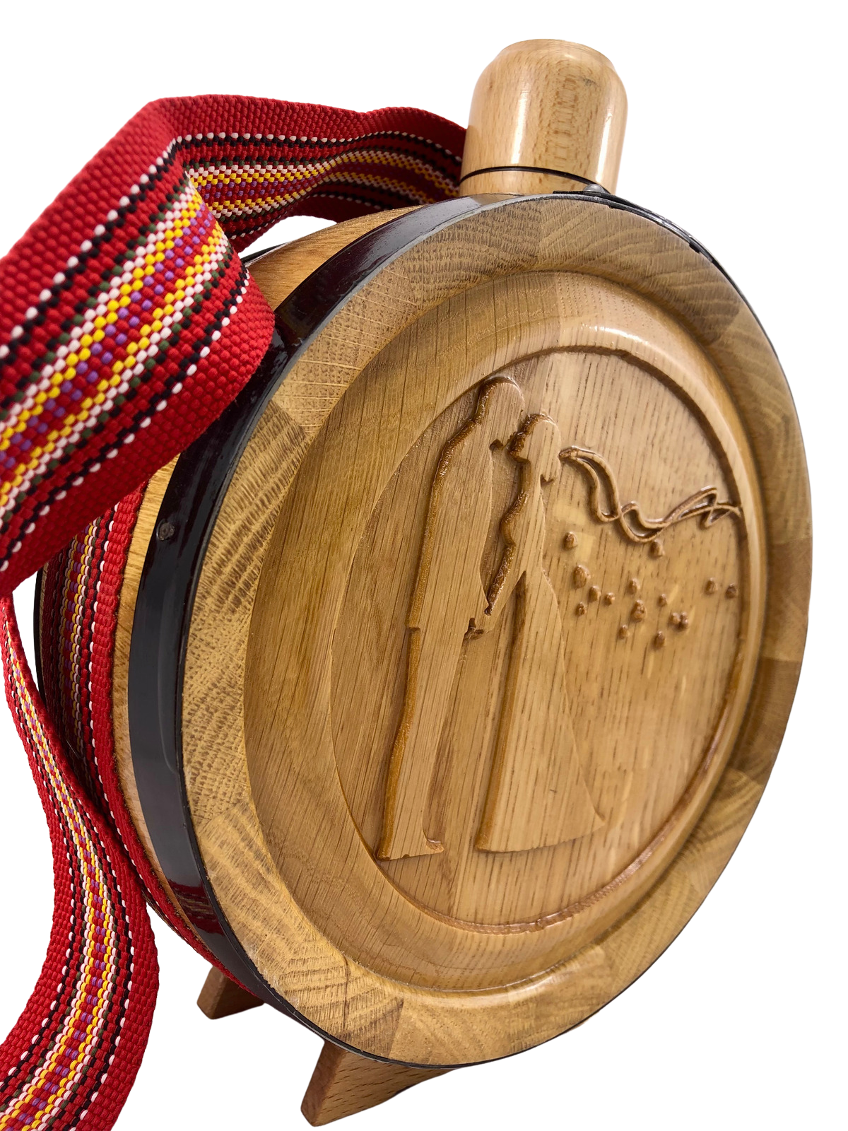 Drvena čutura duborez- mladenci - Image 3