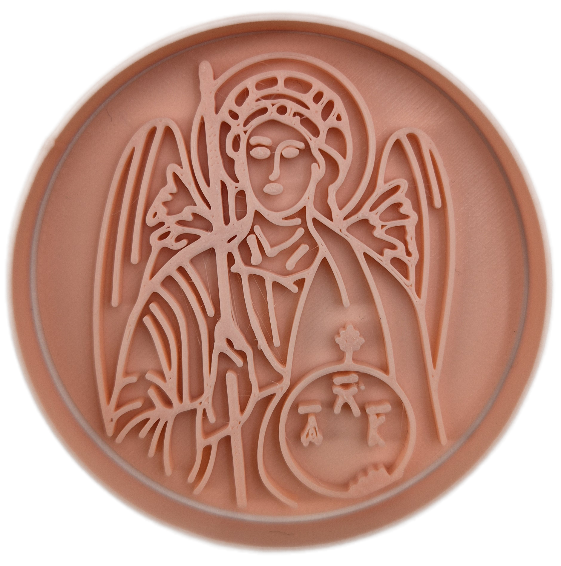 Ausstechform für den Slava-Kuchen – Heiliger Erzengel Michael